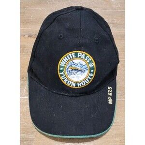 White Pass And Yukon Route Hat Cap Skagway Alaska MP67.5 Adjustable StrapBack